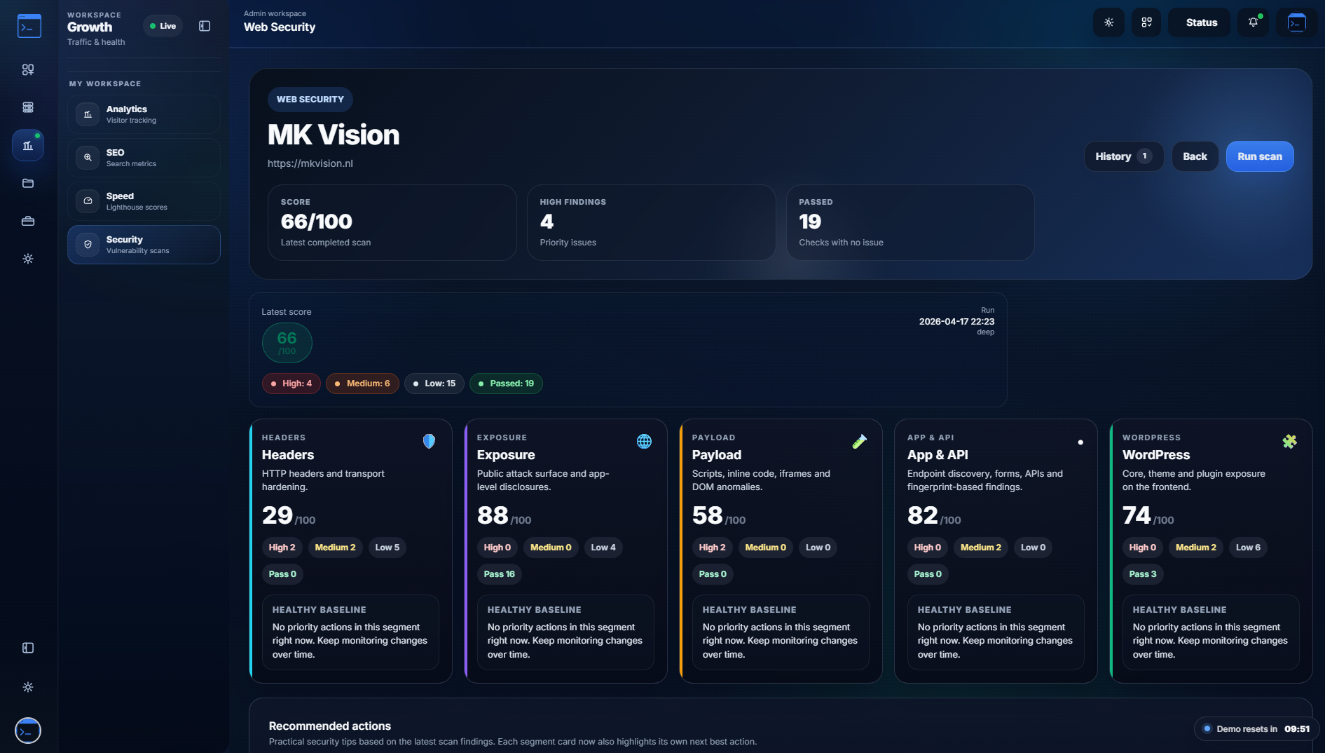 Web Security Scans